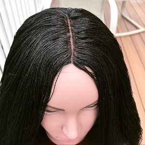 Custom hand made made braided wig